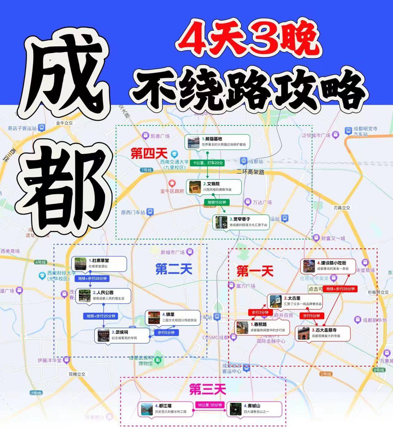 赢博体育四川旅逛攻略四天三晚超详尽行程安顿！四川成都旅逛攻略举荐(图1)